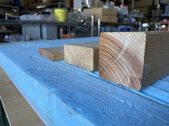 スライド丸ノコはカットしたい木材のサイズを決める